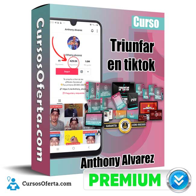 Curso triunfar en tiktok - Anthony Alvarez 1 Curso triunfar en tiktok - Anthony Alvarez