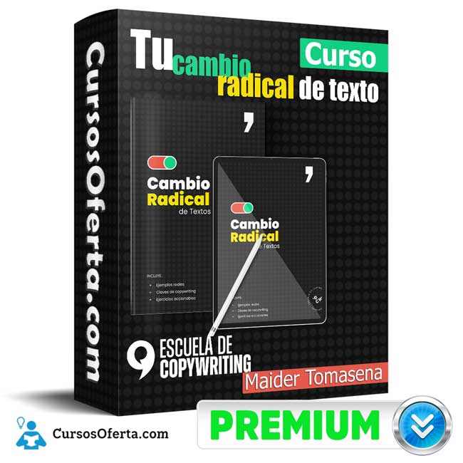 Curso tu cambio radical de texto - Maider Tomasena 1 Curso tu cambio radical de texto - Maider Tomasena