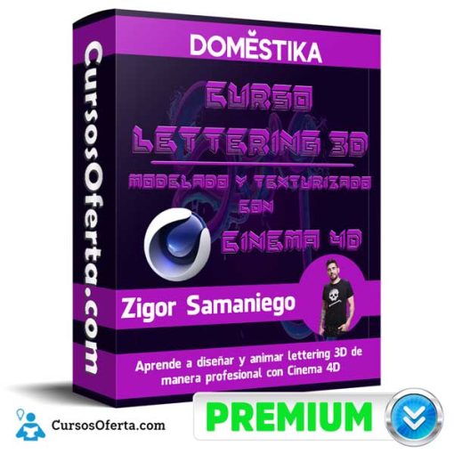 curso lettering 3d modelado y texturizado con cinema 4d 652dc3df07c26