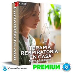 Terapia respiratoria en casa de Andrea Rodríguez